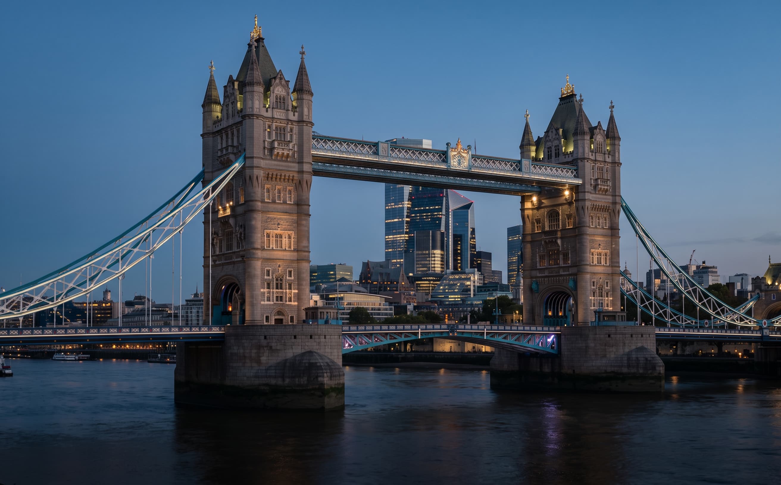 Tower Bridge over the River Thames, London