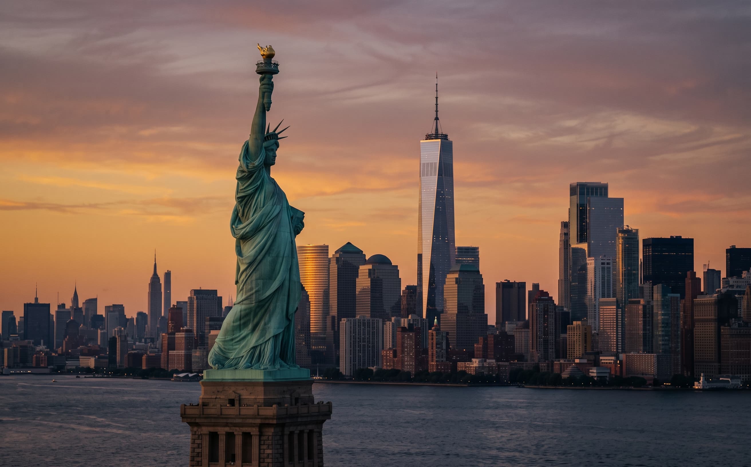 Statue of Liberty, New York harbor